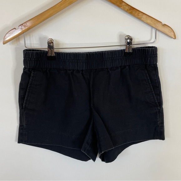 J. Crew Pull On Shorts with Pockets Black - Picture 3 of 4